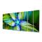Designart - Rotating Fractal Green Star - Floral Canvas Art Print